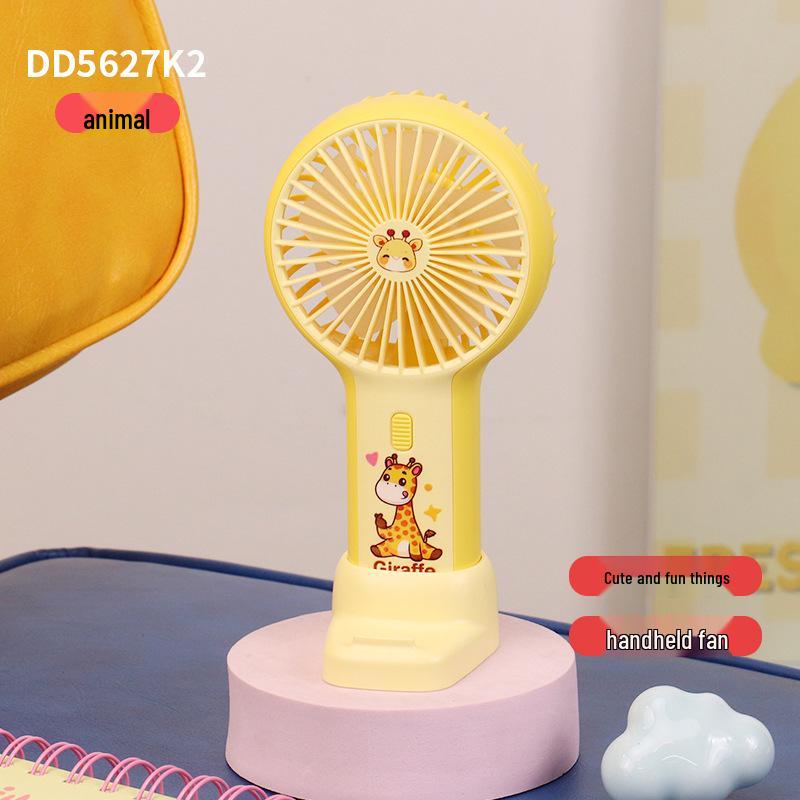 Cartoon Animal USB Rechargeable Mini Handheld Fan - Portable Electric Fan with Custom Logo Custom/Wholesale/Cross-border