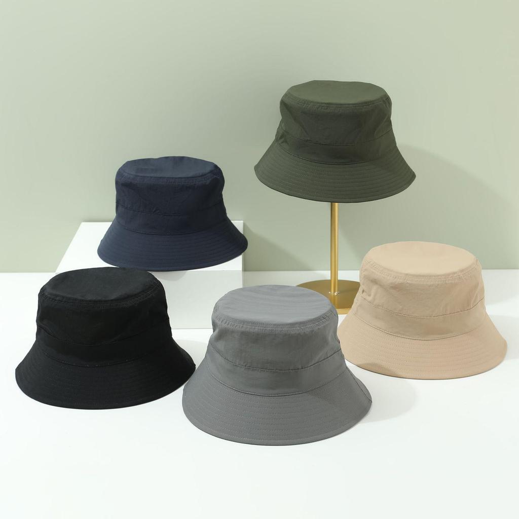 Men's Quick-Dry Water-Repellent Bucket Hat for Summer Outdoor Mountaineering, Sun Protection, Large Head Size