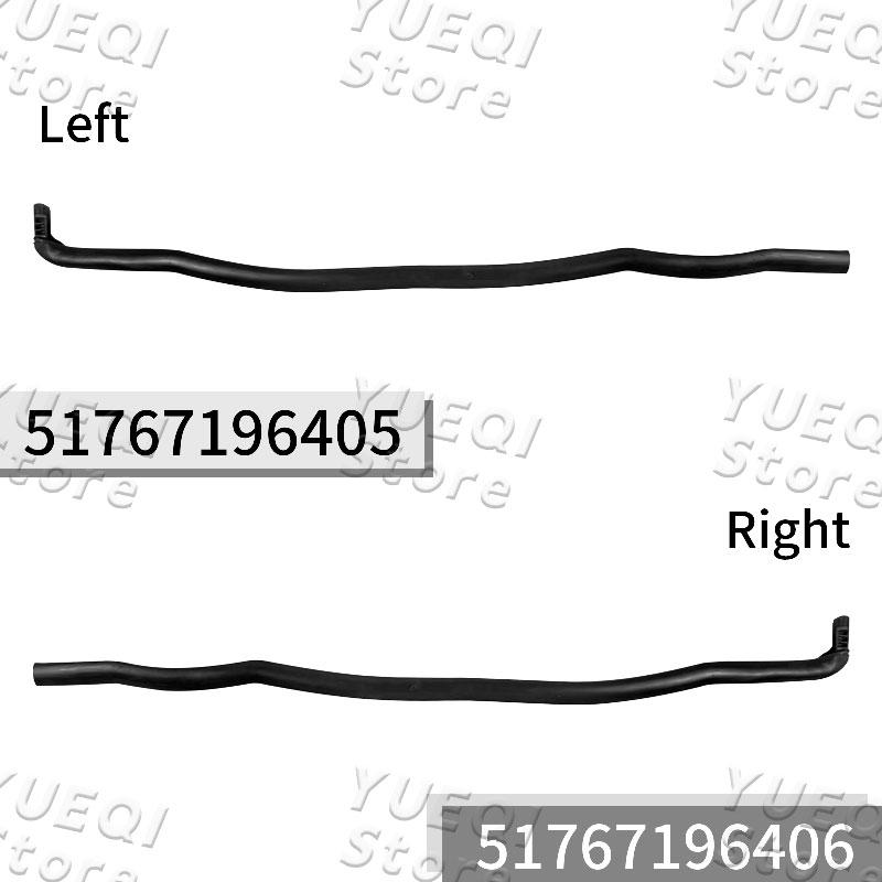 51767196405 51767196406 Rear Door Seam Seal B-Pillar Left Right For BMW F07GT 535iGT 550iGT 2008-2017 High-End Auto Parts