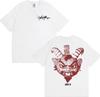 Rapper Kris R Ec Trap De Medallo Album Graphic T Shirts Unisex Women Fashion Vintage Short Sleeve Tshirts Oversized Cotton T Shirt
