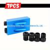 15° Pocket Hole Jig Kit: Blue Angled Punch, Wood Joining Tool with Drill Bit.