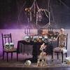 Halloween Skull Figurine See Speak Hear No Evil Resin Skeleton Head Realistic Human Skull Model Statue for Bar Home Table Decor