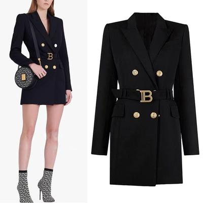 Dámské jednobarevné pouzdrové šaty s páskem, Slim střih, Kancelářské oblečení, Zeštíhlující business casual šaty do práce, Lichotivé zeštíhlující pracovní oblečení