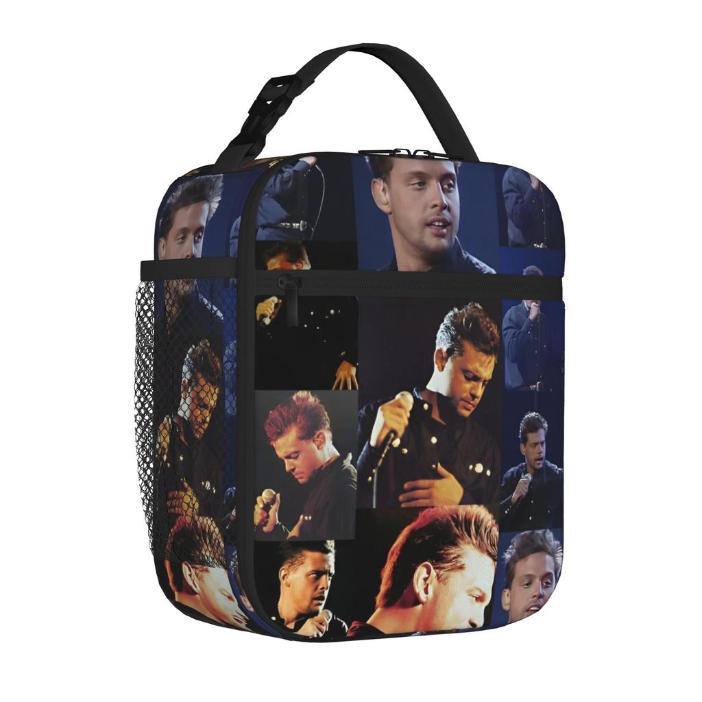 Luis Miguel Mexico Singer Thermal Insulated Lunch Bag Work Collage Y2K Live Portable Bento Box Men Women Thermal Cooler Lunch