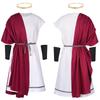 Carnival Men's Greek God Toga Costume with Laurel Wreath & Wristbands
