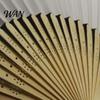 Blank Paper Fan Folding Kids DIY Painting Hand Vintage Handheld Decorative Dance Performance Props Wedding Party Accessories White