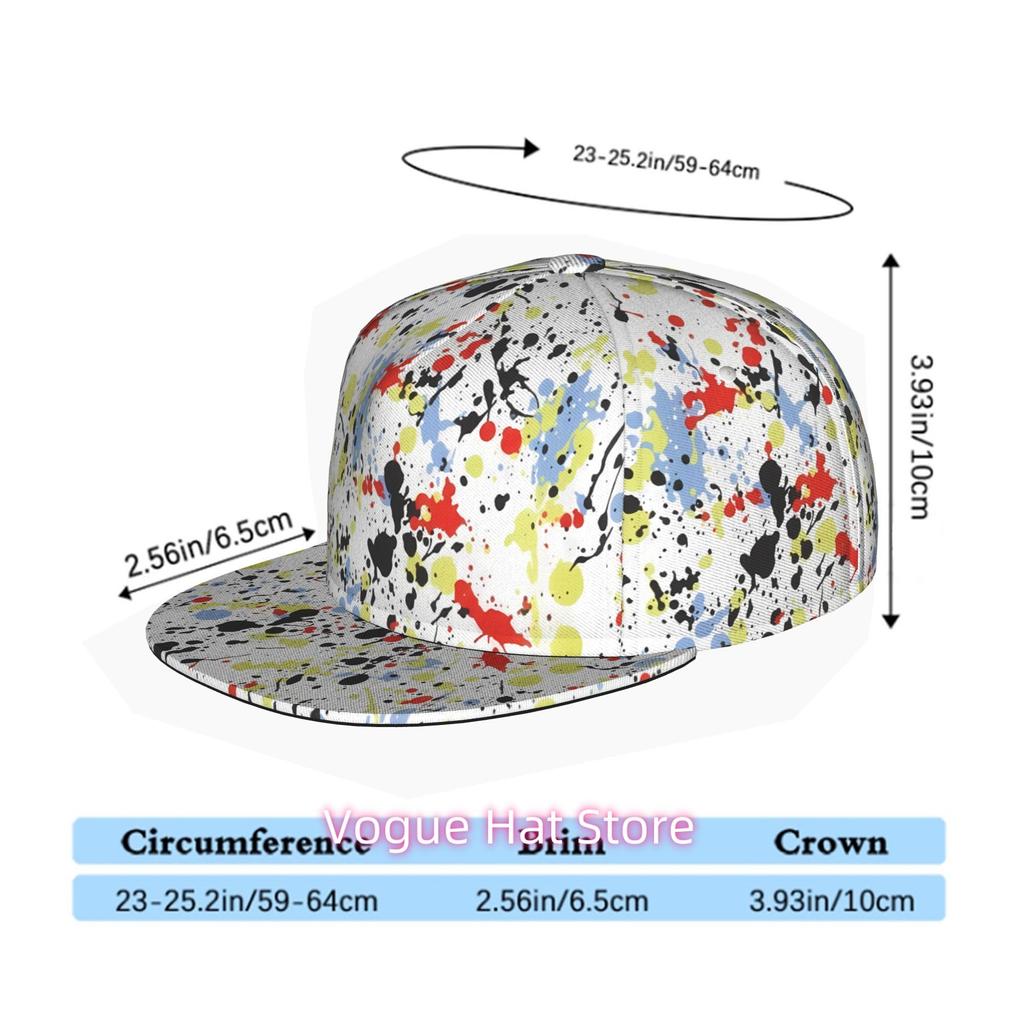 Casquette de Baseball à Motifs Artistiques Peints Rose, Snapback Hip Hop Streetwear, Casquette Trucker Adaptée au Skateboard, à la Danse, An