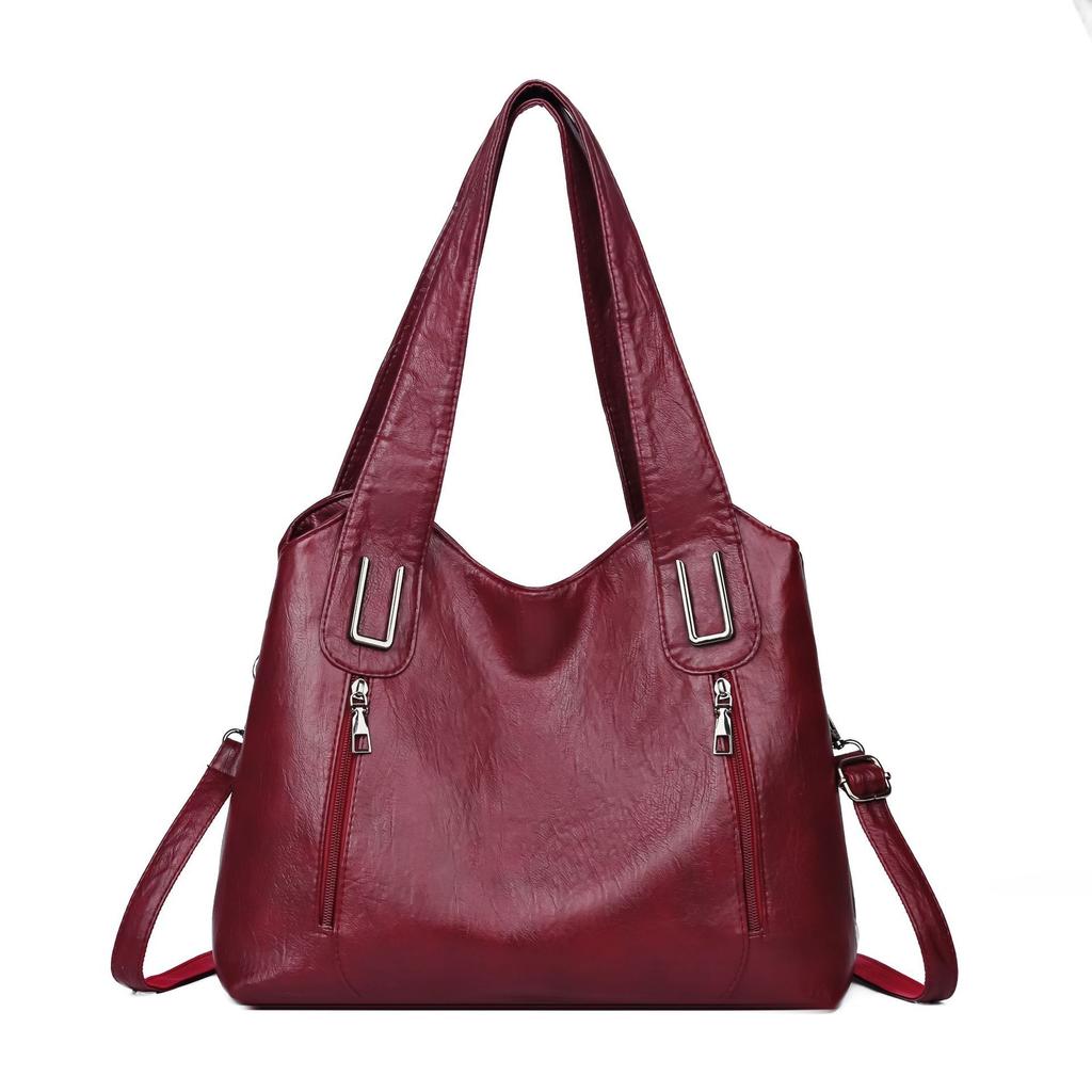 Large Capacity Tote Shoulder Crossbody Bag Women 2026 Fashi Versatile Casual Top Handle Handbag