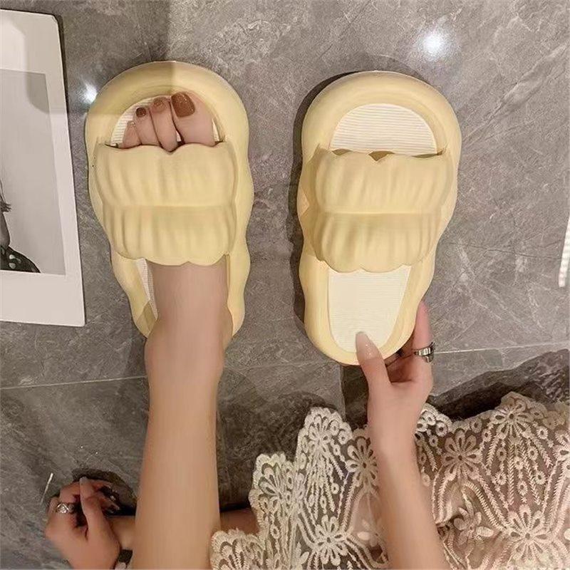 

Милые мягкие домашние тапочки для ношения в помещении, женские, в стиле ins, год, для ванной, нескользящие, бытовые сандалии 40-41 fits 39-40 feet