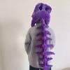 Soft Dino Plush Hat 3D Design Stuffed Animal Bone Set Dinosaur Skeleton Headgear  Sofa Lounging