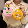 Vinyl Plush Dolls Cute Macaron Fruit Coin Purses (Lemon/Avocado/Strawberry/Orange) Birthday Gifts