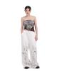 Depeugameoncheu Feather Painting Pants [White]