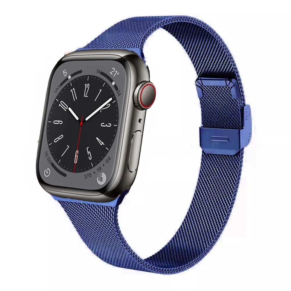 Silm Milanese Strap For Apple Watch Band 11 10 9 8 7 46mm 42mm 45mm 41mm Ultra 3/2 49mm Metal Bracelet iWatch 6 5 4 SE 44mm 40mm