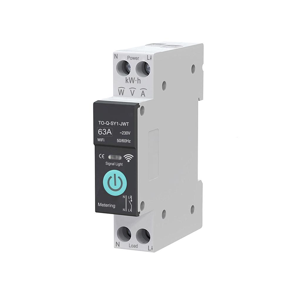 Remote Home Control As Shown DIN Rail Switch Remote Control Circuit Breaker App Integration Electrical Management