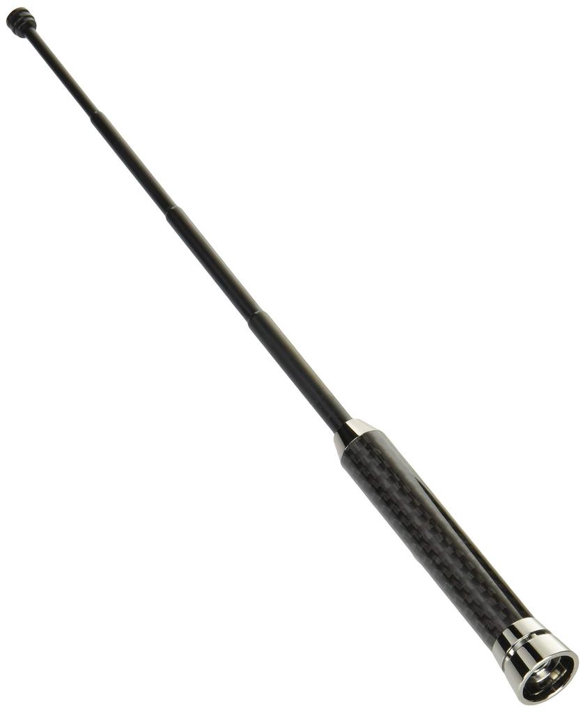 Fortune JDM Real Carbon Telescopic Antenna 208 Black Carbon Fiber with Black Rod and Black Bottom JCB-0208BB