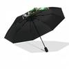 1pc Rat finks Automatic Opening/Closing Umbrella with Convenient Three-Fold Design, 8 Iron Ribs - for Outdoor Daily UseA04