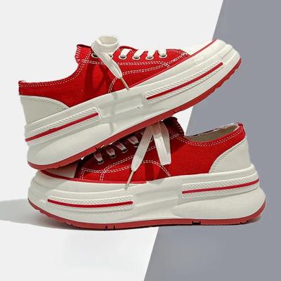 Dámské plátěné boty Léto Nové Prodyšné boty na platformě Ležérní tenisky Dámská móda Všestranné dámské designové boty Tenisky