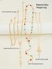 Colorful Cross Multi Layer Necklace Shiny Fashion Jewelry For Women Men Elegant High Quality Accessory