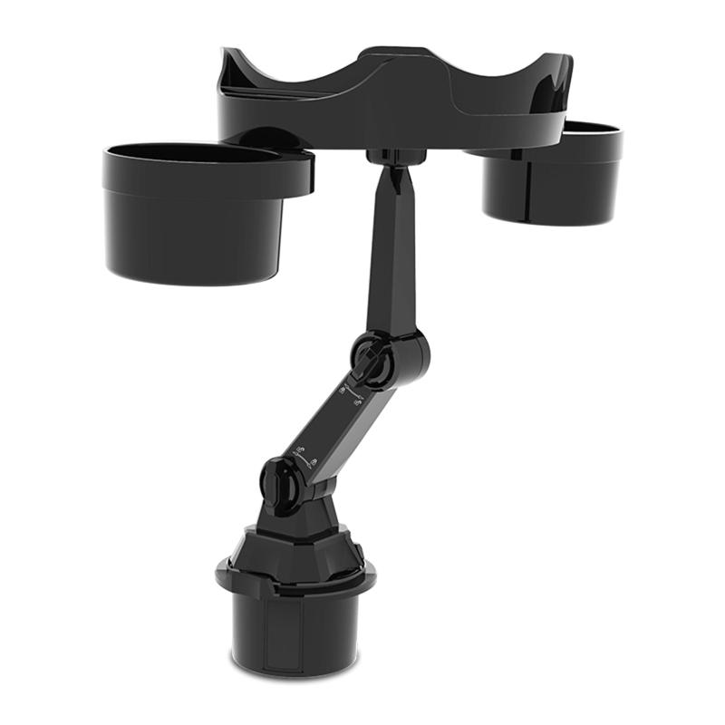 Creative Cup Holder Mount Tray Adjustable Car Tray Food Table Phone Mount Holder 360 Swivel Arm 360 Degree Rotation