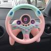 Multifunktionales Fahrsimulator-Lenkrad für Kinder mit interaktiven Funktionen und hellen Lichtern