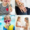 63pcs Temporary Tattoo Ghost Stickers Cartoon Halloween Stickers Waterproof Long-lasting Body Stickers For Boys Girls Arms
