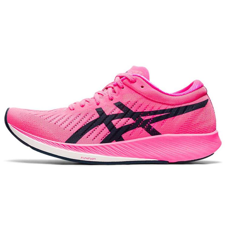 Новые женские Asics Metaracer ярко-розовые