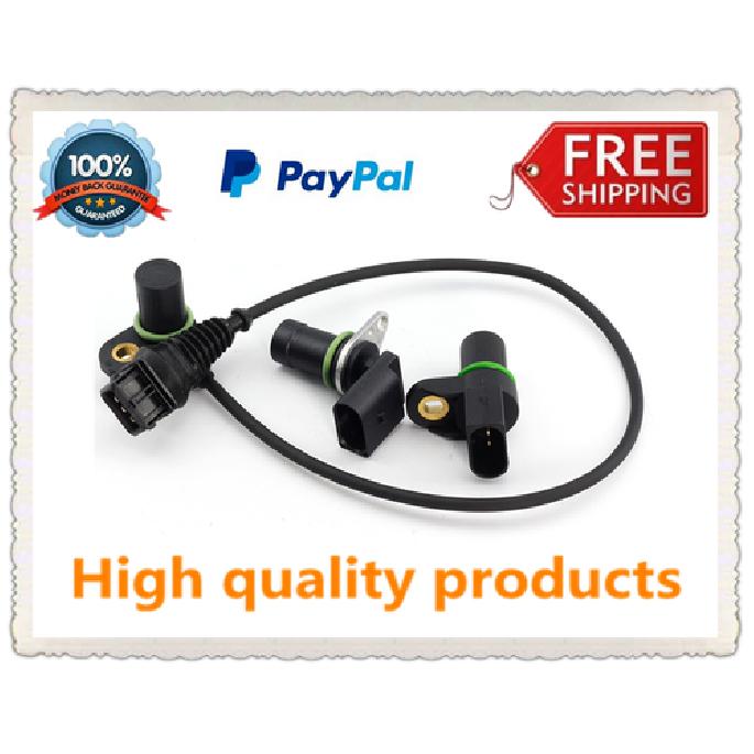 3pcs Intake + Exhaust Cam Camshaft + Crank Position Sensor for BMW E46 E39 X3 X5