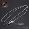 Silver 925 Necklace Chain Silver Chain 925 Roll Chain 2mm Length "silverKYASYA" Men's (Width 45cm)