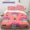 Saiki Kusuo  Pattern Bedding Quilt Set  Home Decoration  Gift (1 * duvet cover + 2 * pillowcase  without core)