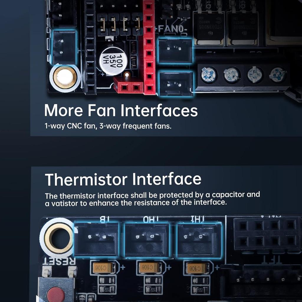 BIGTREETECH SKR V1.4 Turbo 32bit Control Board DIY for Most FDM 3D Priners Mainbaord Compatible TFT Series Touch Screen/ 12864LCD Support