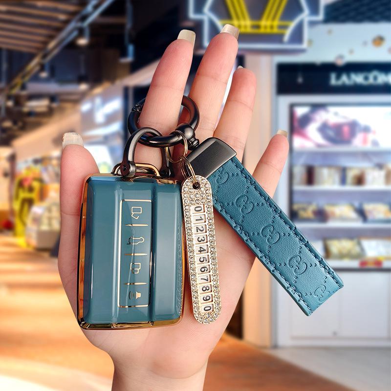 Premium Key Case for Tank 300/500 Cyber 22 Model with New TANK Logo - High-End Protective Shell & Buckle Bag