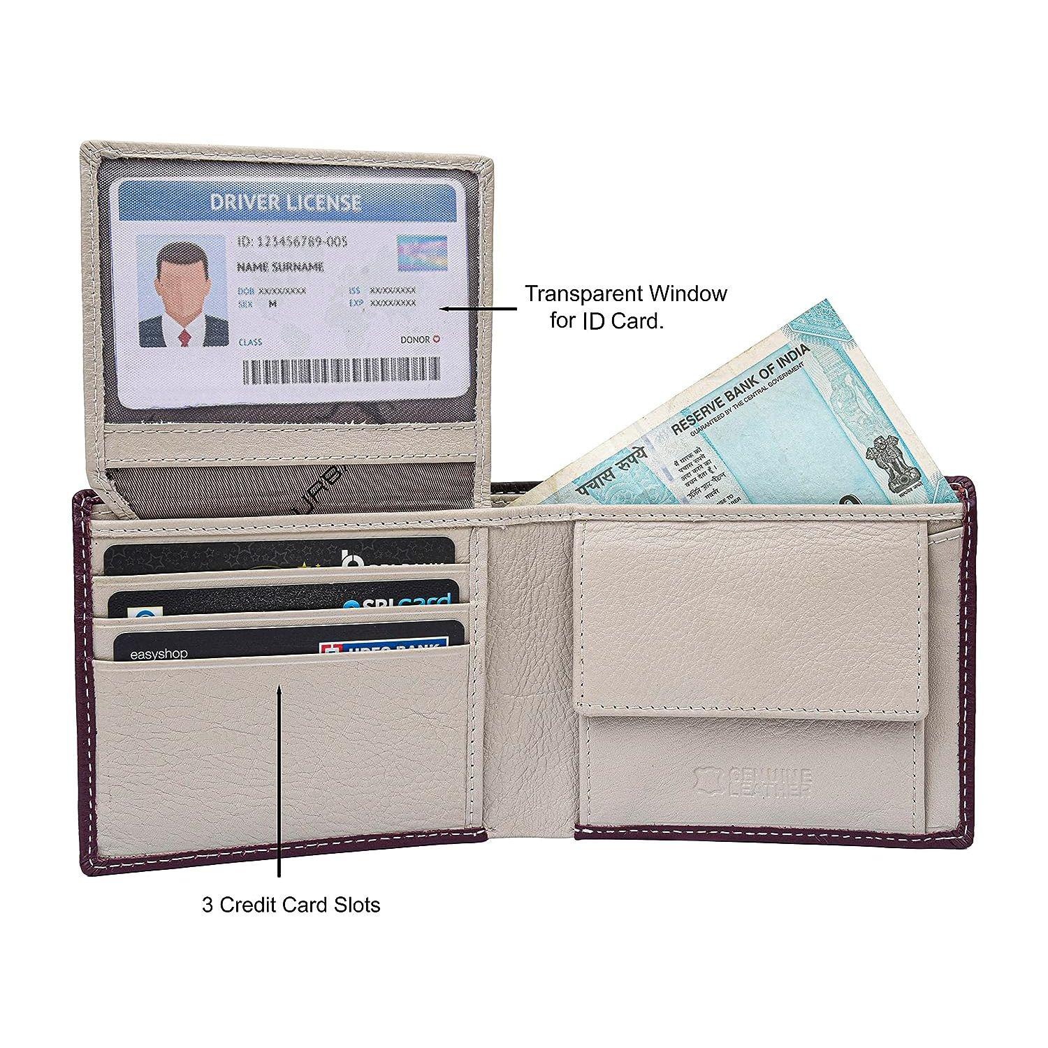 Мужской кожаный кошелек Kyle Brown/Sand — фото 4