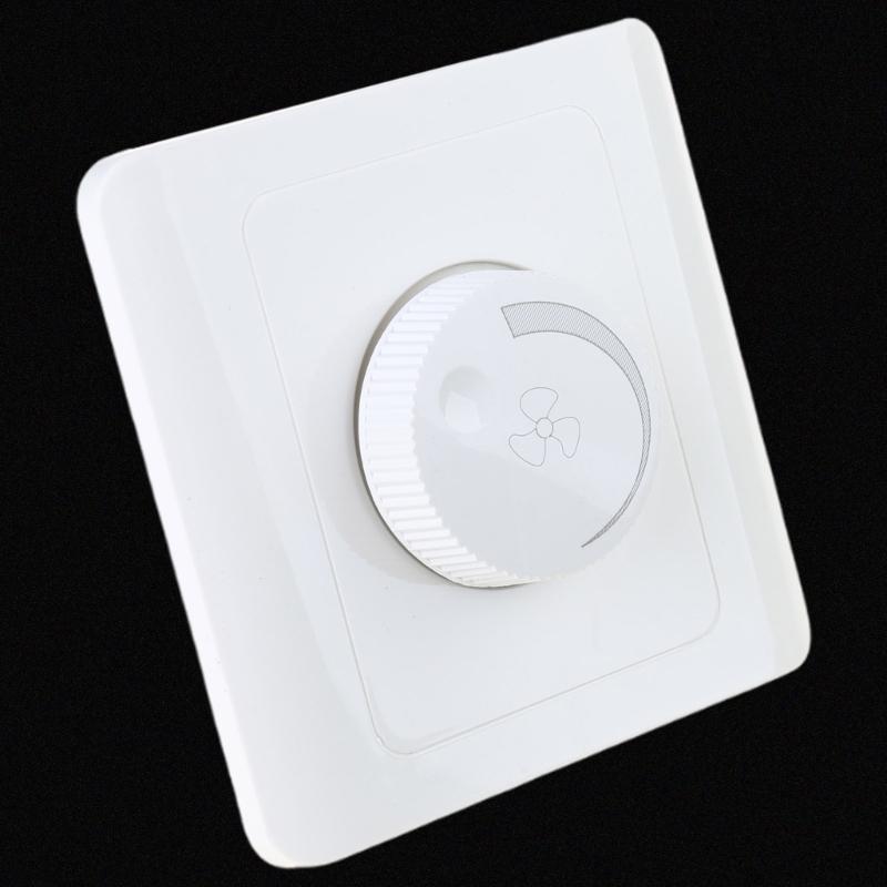 Stepless Adjustable Speed Controller Ceiling Fan Wall Switching Concealed Mount Speed Control Knob for Home Offices