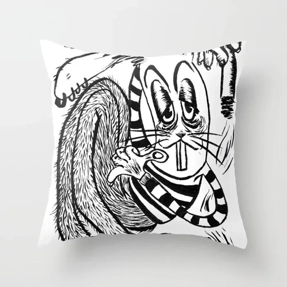 Abstract Pattern Decorative Pillow Cover Car Sofa Square Cushion Pillow Cover