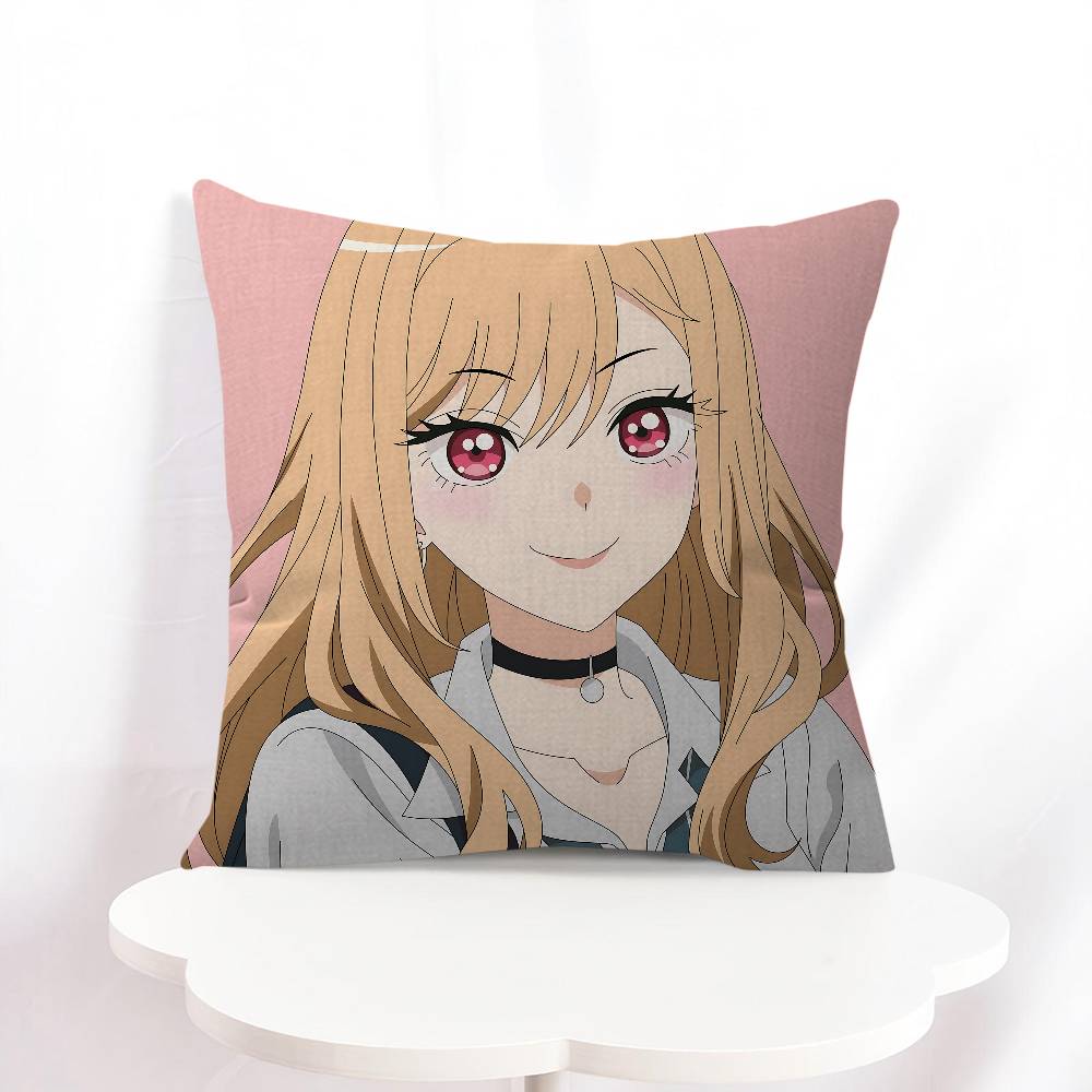 M-Marin Kitagawa Pillow Gift Home Office Decoration Pillow Bedroom Sofa Car Cushion CoverPillow Case