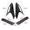 Onami Toyota Tail Lamp Taillight Decorative Exterior Custom Set Fiber for C-HR Garnish, Cover, Frame, Parts, Accessories, ABS, 4-Piece (Carbon Style)