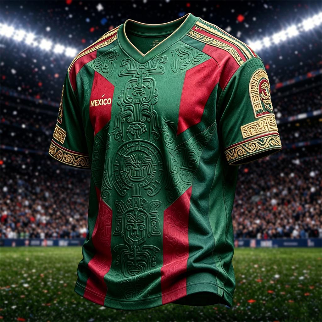Men's Casual Short Sleeve Tee with Mexico Graphic Print, Lightweight and Breathable Neck for Summer