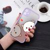 Cartoon Peach Mochi Cat Phone Case For iPhone 11 12 13 14 15 Pro MAX 7 8 Plus Case For iPhone X XS MAX XR Cover Shockproof Funda