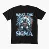 Wat De Sigma Wolf Mannnelijke Weerwolf Meme T-shirt Voor Unisex Unisex 100 T-shirts Korte Mouw Tops