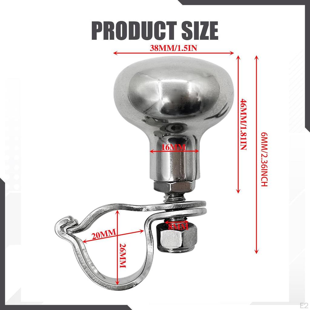 Boat Steering Wheel Knob Power Handle Accessory Marine Part Easy to Install Auxiliary Booster for