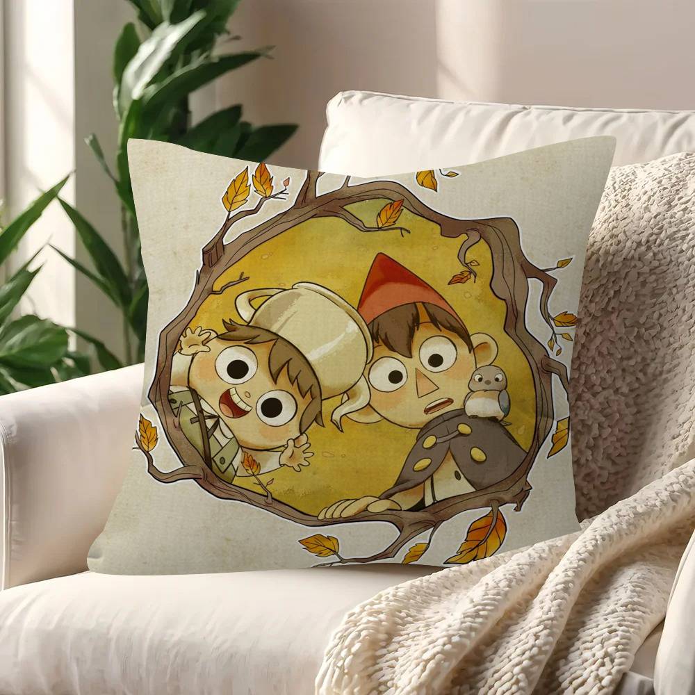 Cartoon O-Over the G-Garden W-Wall  Maple Design Cushion Cover Happy Autumn Harvest decor Holiday Decorati Pillow Cover