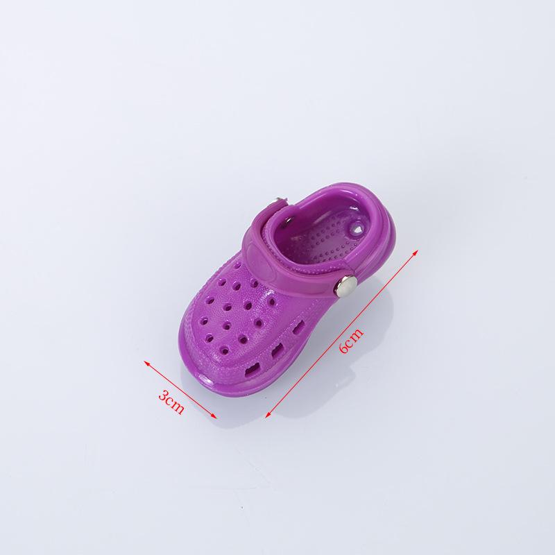 Cute Mini Slipper Charms: Versatile Couple Keychain Accessories