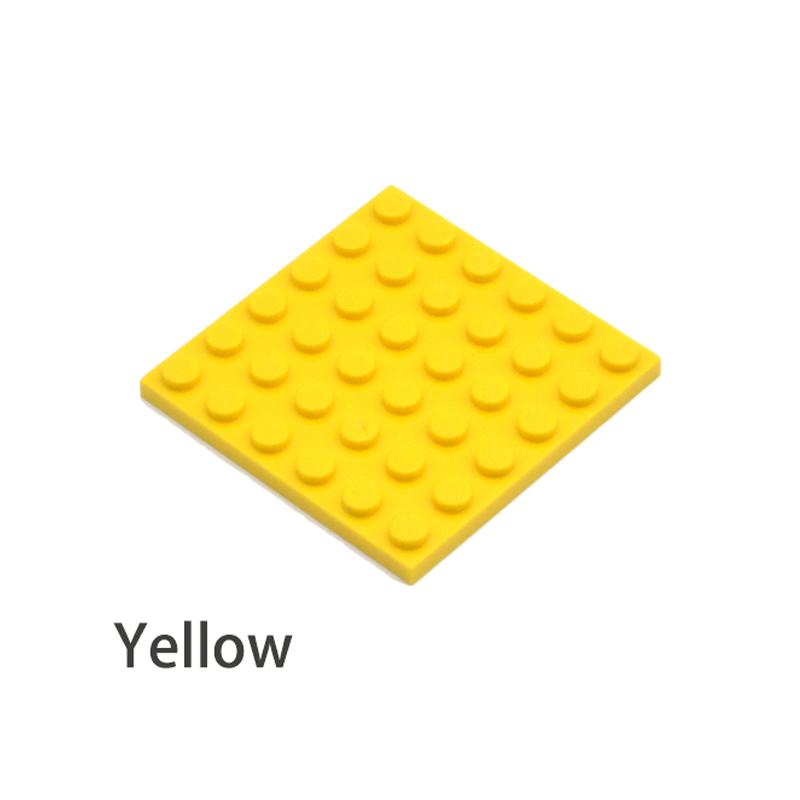 Non-Toxic 50Pcs Diy Building Blocks 6X6 Dots Thin Figures Bricks 12Color Educational Creative Size Compatible Brand Toys For Children 3958