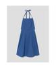 8SECONDS Apron Midi Dress Blue