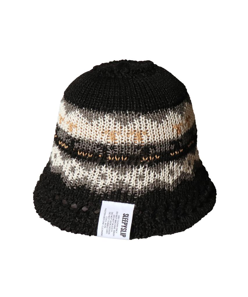 Seullipiseullib Maria Black/White Bucket Hat