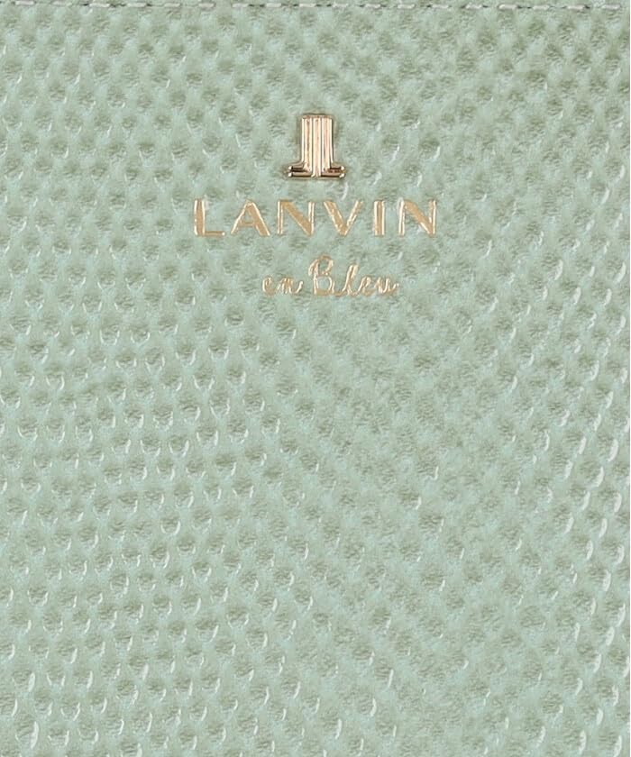 en Wallet L Zipper Wallet Magenta 481686 Mint [LANVIN Bleu] Bi-fold [New Model] Women's