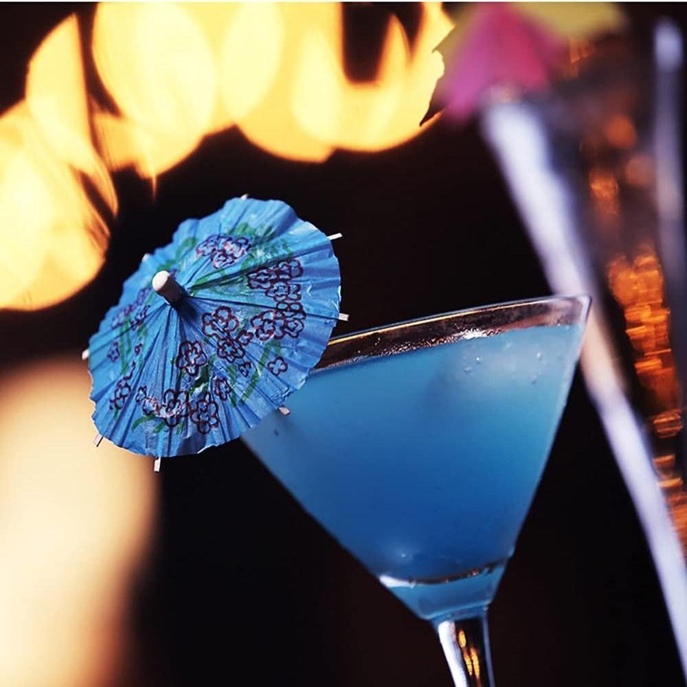 Wooden Cocktail Umbrell Disposable Fruit Sticks New Cocktail Fork  Picnic Wedding