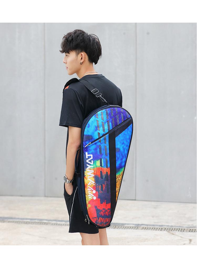 2022 Dual-Shoulder Badminton/Tennis Backpack for Men & Women - Holds 3 Rackets, Large Capacity, Thick Handbag