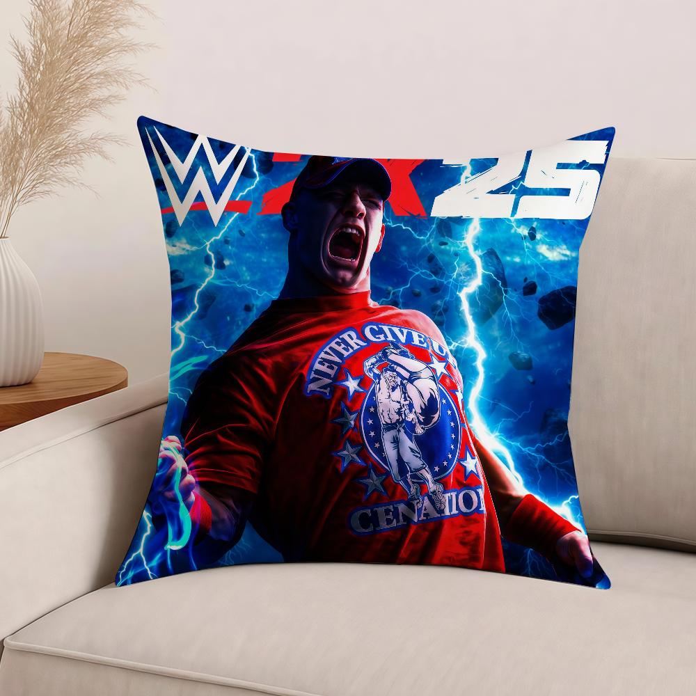 HOT Wrestler J-John C-Cena COOL Pillow Case Office Cushions Suitable For Sofa Car Bedroom Decorative Cushion Cover