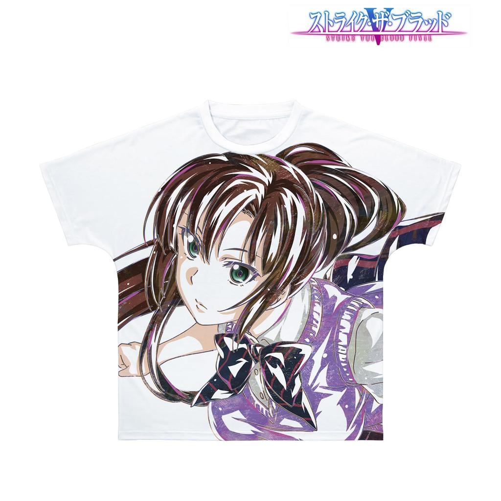 Strike the Blood FINAL Sayaka Kirasaka Ani Art Full Graphic T-Shirt Unisex Size L